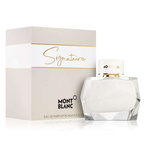 mont blanc signature perfume